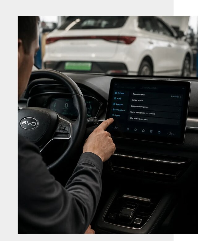 Русификация BYD E2 в Ростове-на-Доне от 15539 р. | ФастМобиль-Рст под ключ